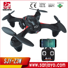 Z3W mini 2.4Ghz FPV wifi control rc drone built-in 0.3MP HD camera